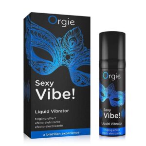 Vedel vibraator Orgie Sexy Vibe 15ml – revolutsiooniline geel intensiivseks naudinguks
