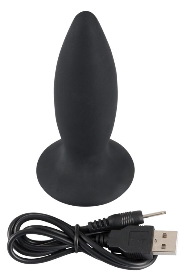 Black Velvets Recharge Plug S – väike vibreeriv anaaltapp algajale