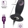 Black Velvets Recharge Plug S – väike vibreeriv anaaltapp algajale